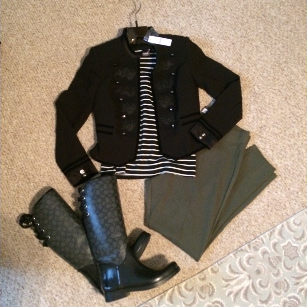 WHITE HOUSE BLACK MARKET military jacket NWT